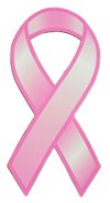 Pink Ribbon Car Magnet